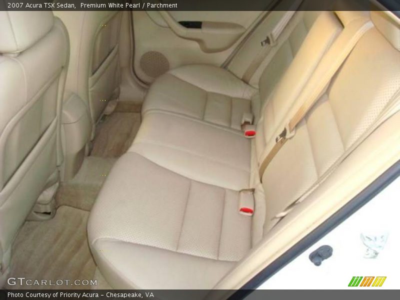 Premium White Pearl / Parchment 2007 Acura TSX Sedan