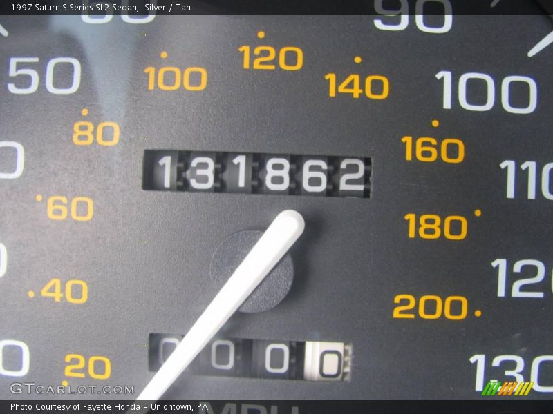 Silver / Tan 1997 Saturn S Series SL2 Sedan