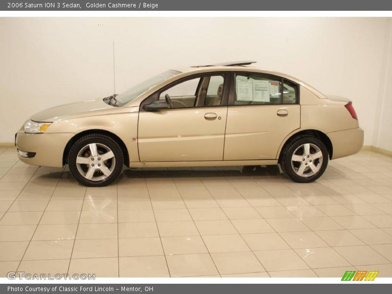 Golden Cashmere / Beige 2006 Saturn ION 3 Sedan