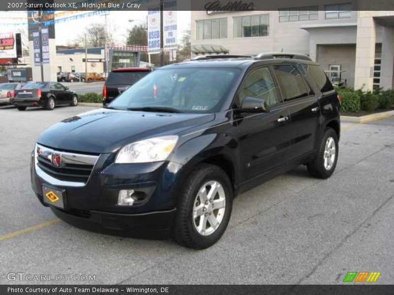 Midnight Blue / Gray 2007 Saturn Outlook XE