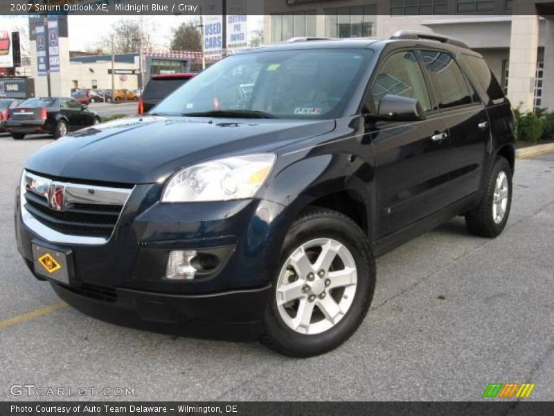 Midnight Blue / Gray 2007 Saturn Outlook XE