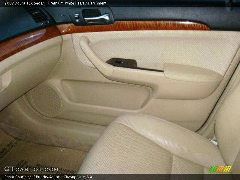 Premium White Pearl / Parchment 2007 Acura TSX Sedan