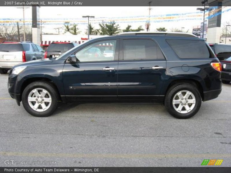 Midnight Blue / Gray 2007 Saturn Outlook XE