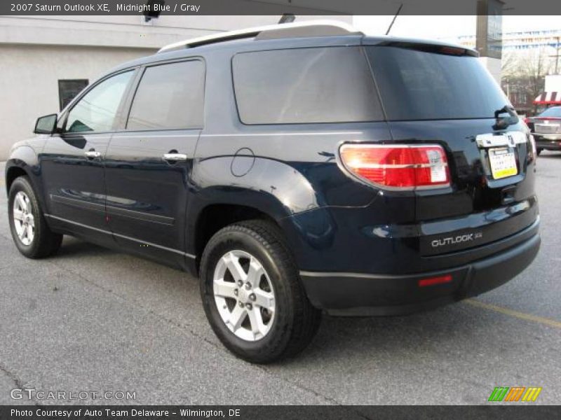 Midnight Blue / Gray 2007 Saturn Outlook XE
