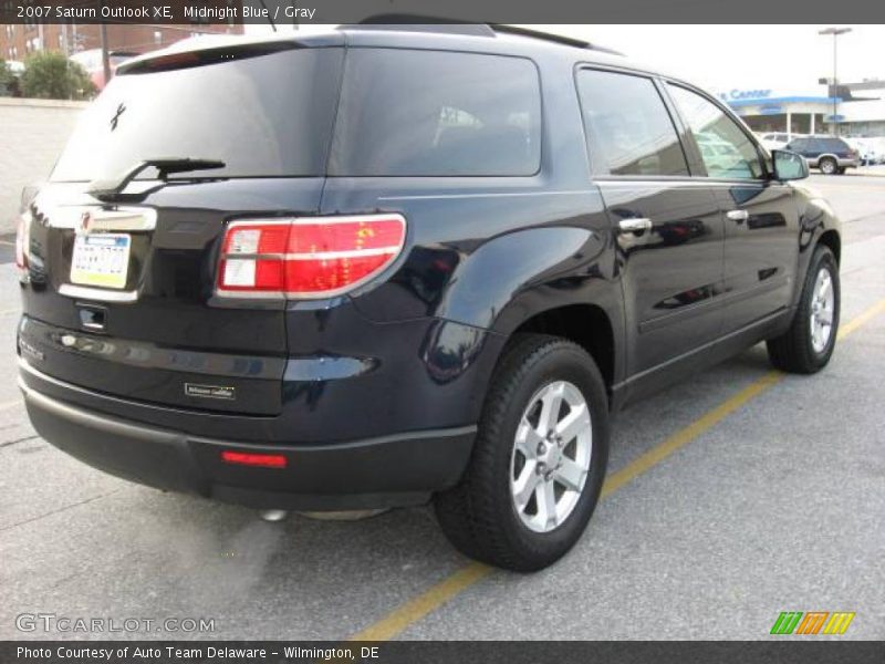 Midnight Blue / Gray 2007 Saturn Outlook XE