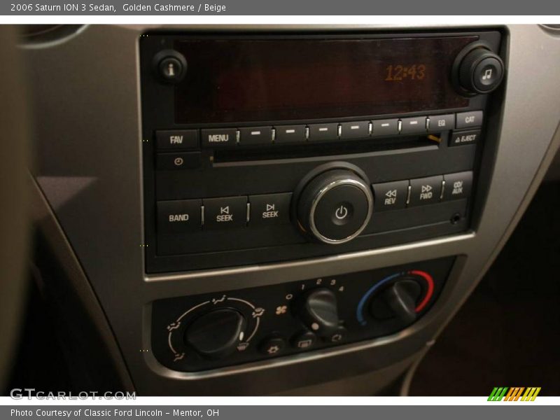 Golden Cashmere / Beige 2006 Saturn ION 3 Sedan