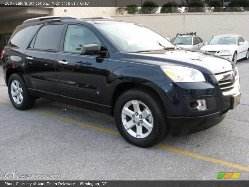 Midnight Blue / Gray 2007 Saturn Outlook XE