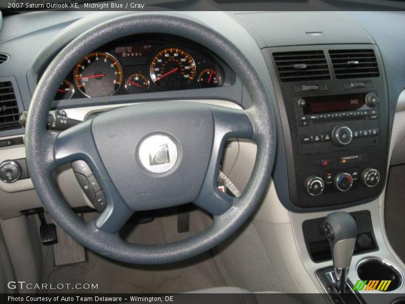 Midnight Blue / Gray 2007 Saturn Outlook XE