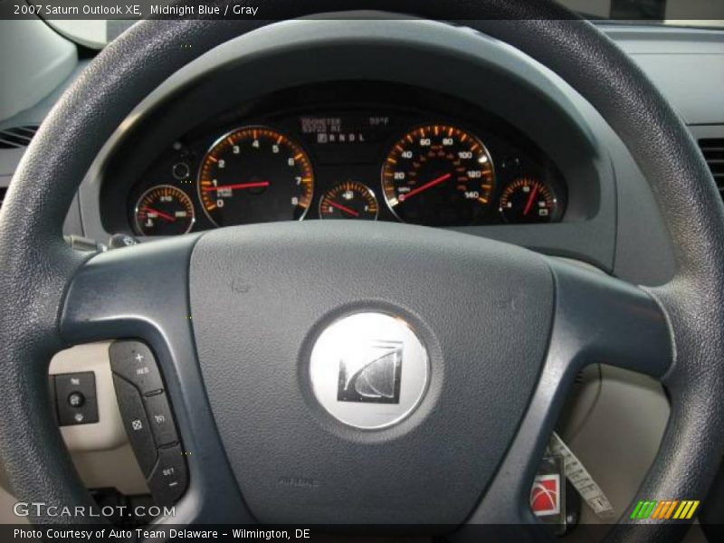 Midnight Blue / Gray 2007 Saturn Outlook XE