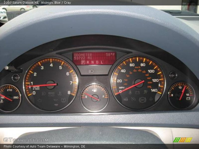Midnight Blue / Gray 2007 Saturn Outlook XE