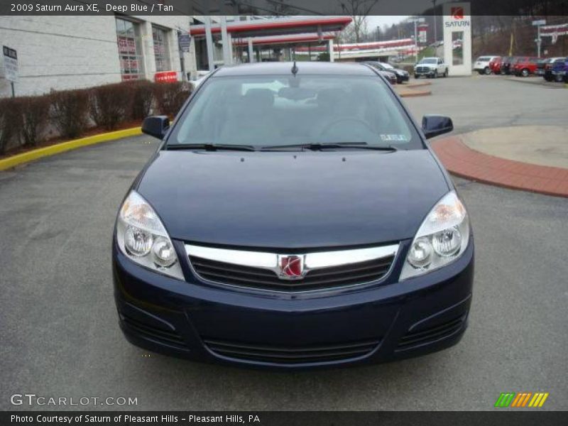 Deep Blue / Tan 2009 Saturn Aura XE