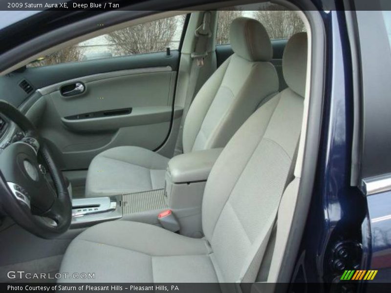 Deep Blue / Tan 2009 Saturn Aura XE