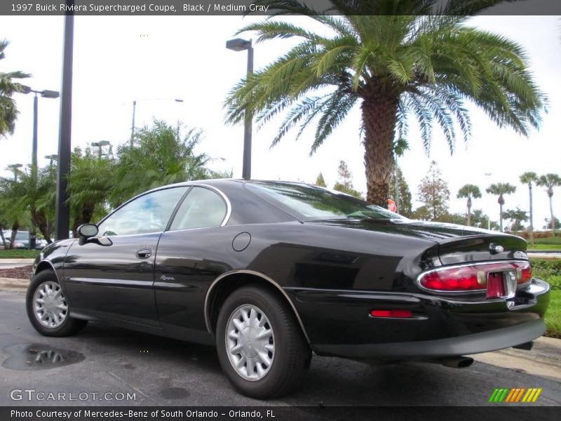 Black / Medium Gray 1997 Buick Riviera Supercharged Coupe