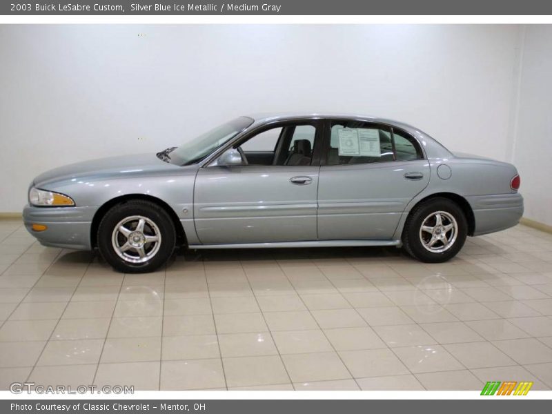 Silver Blue Ice Metallic / Medium Gray 2003 Buick LeSabre Custom