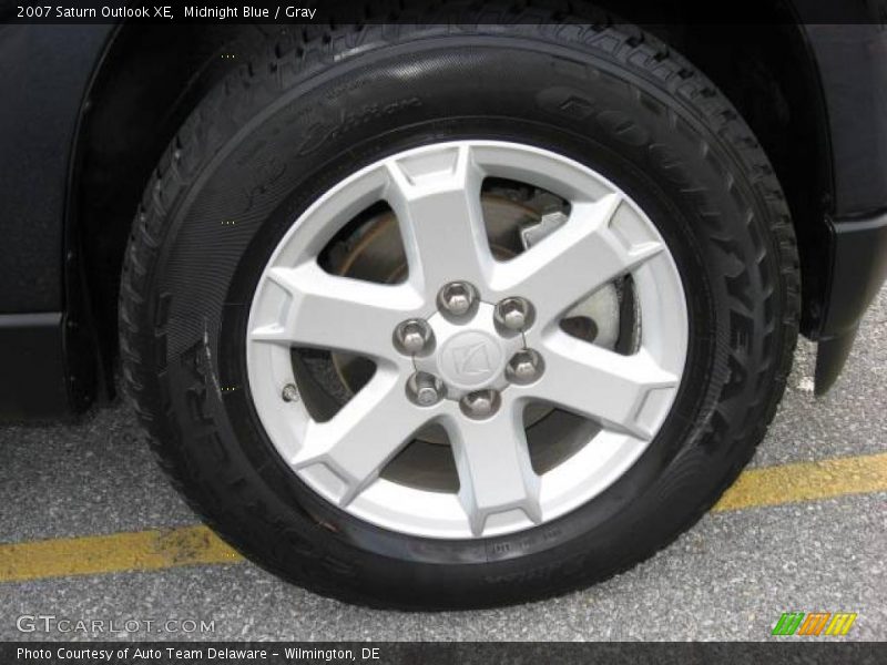 Midnight Blue / Gray 2007 Saturn Outlook XE