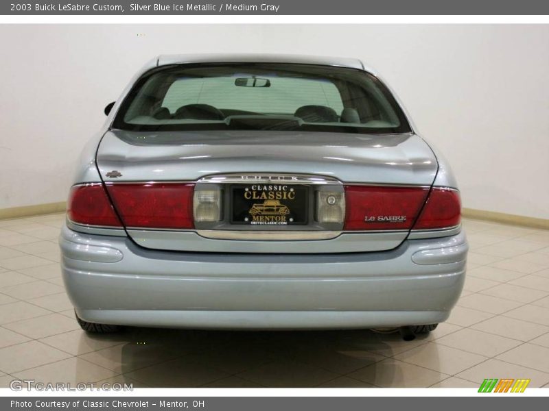 Silver Blue Ice Metallic / Medium Gray 2003 Buick LeSabre Custom