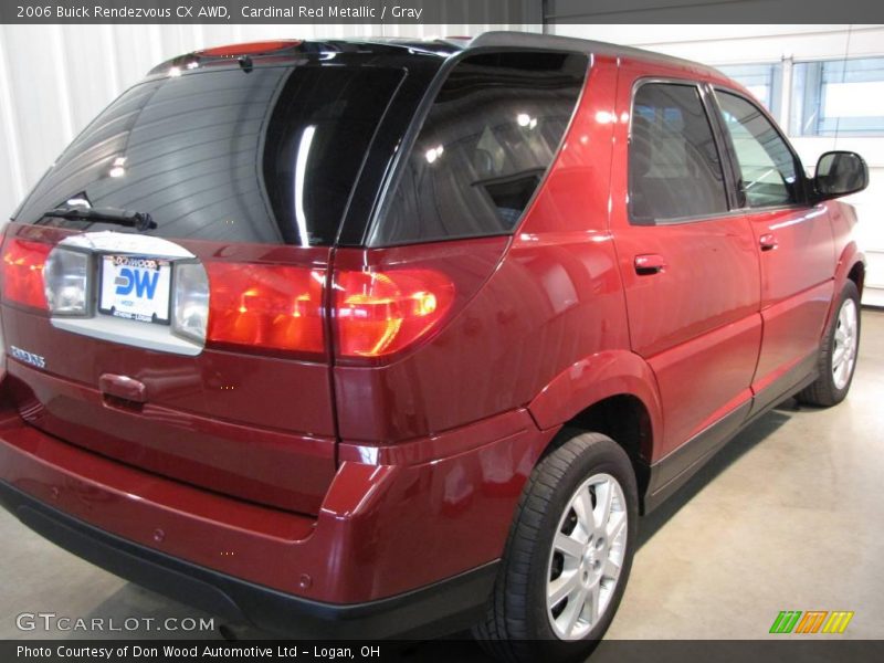 Cardinal Red Metallic / Gray 2006 Buick Rendezvous CX AWD