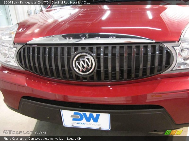 Cardinal Red Metallic / Gray 2006 Buick Rendezvous CX AWD