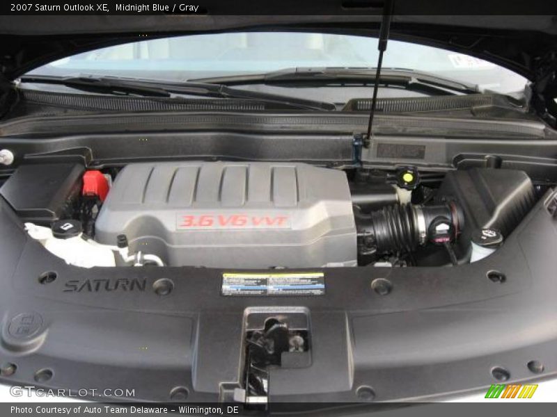 Midnight Blue / Gray 2007 Saturn Outlook XE
