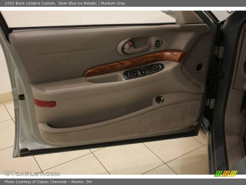 Silver Blue Ice Metallic / Medium Gray 2003 Buick LeSabre Custom