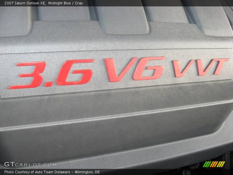 Midnight Blue / Gray 2007 Saturn Outlook XE