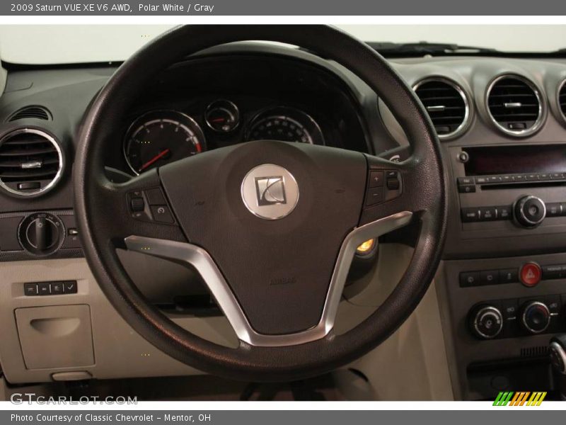 Polar White / Gray 2009 Saturn VUE XE V6 AWD