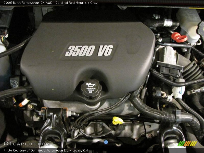 Cardinal Red Metallic / Gray 2006 Buick Rendezvous CX AWD