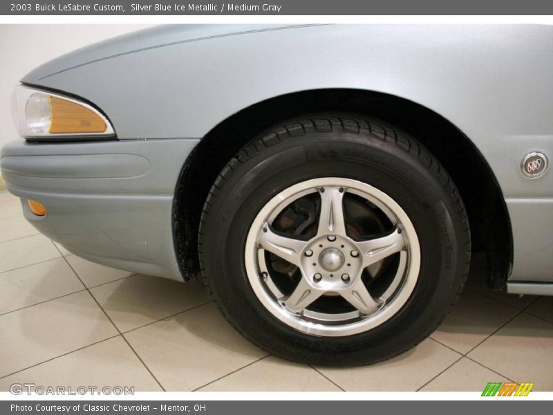 Silver Blue Ice Metallic / Medium Gray 2003 Buick LeSabre Custom