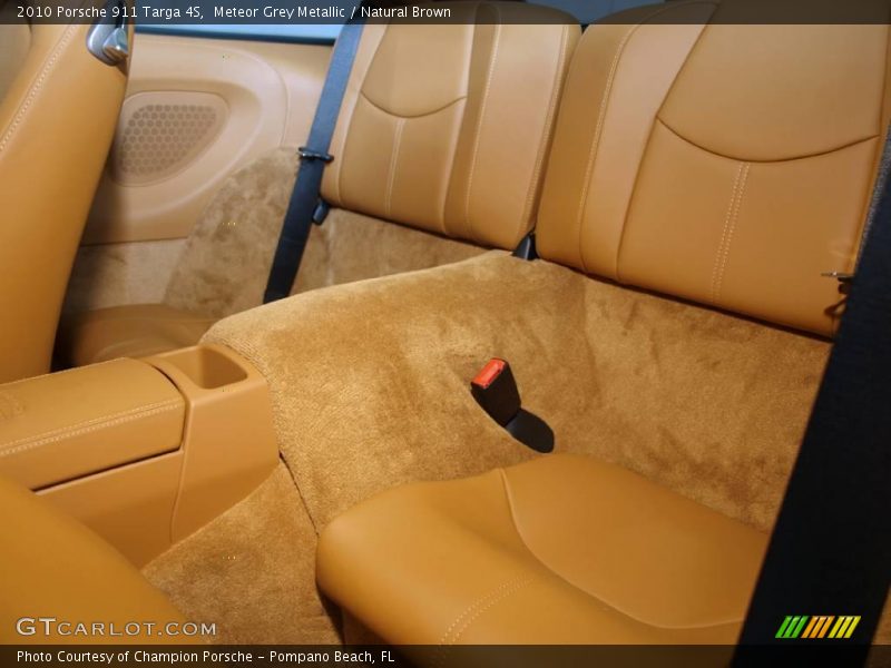 Meteor Grey Metallic / Natural Brown 2010 Porsche 911 Targa 4S