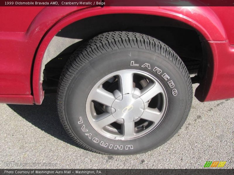 Cranberry Metallic / Beige 1999 Oldsmobile Bravada AWD