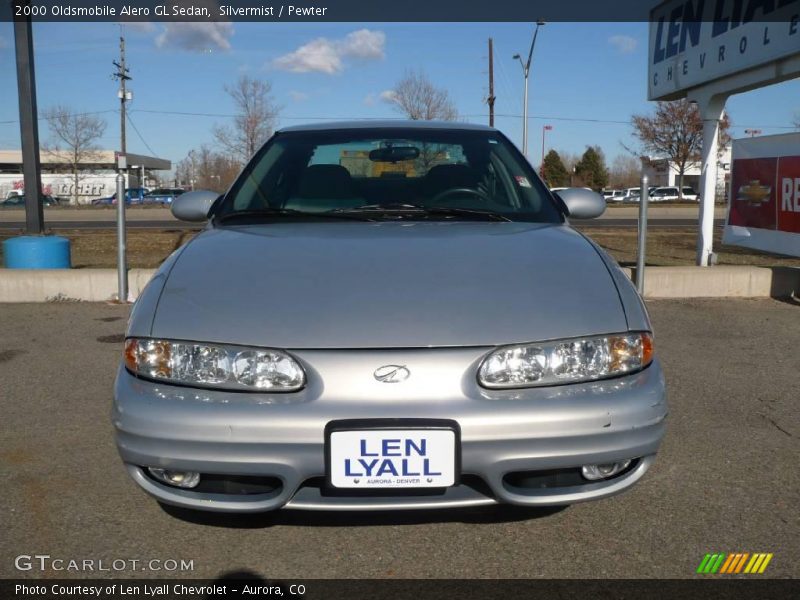 Silvermist / Pewter 2000 Oldsmobile Alero GL Sedan