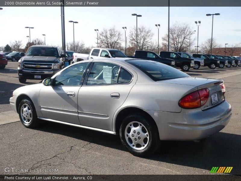 Silvermist / Pewter 2000 Oldsmobile Alero GL Sedan