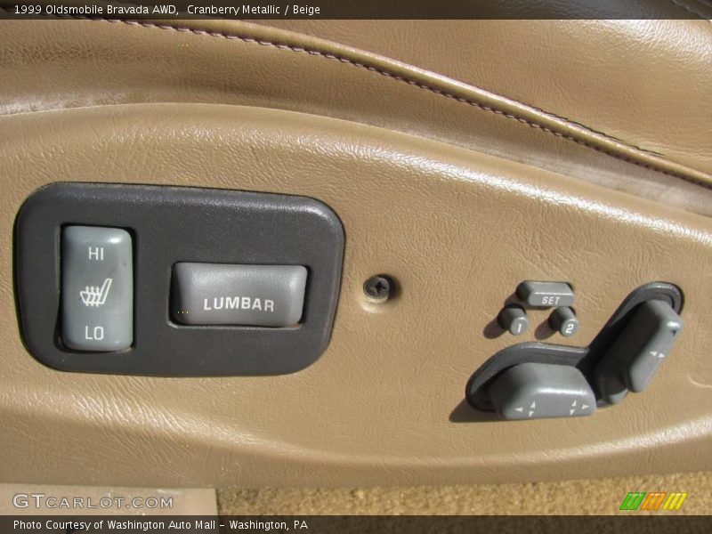 Cranberry Metallic / Beige 1999 Oldsmobile Bravada AWD