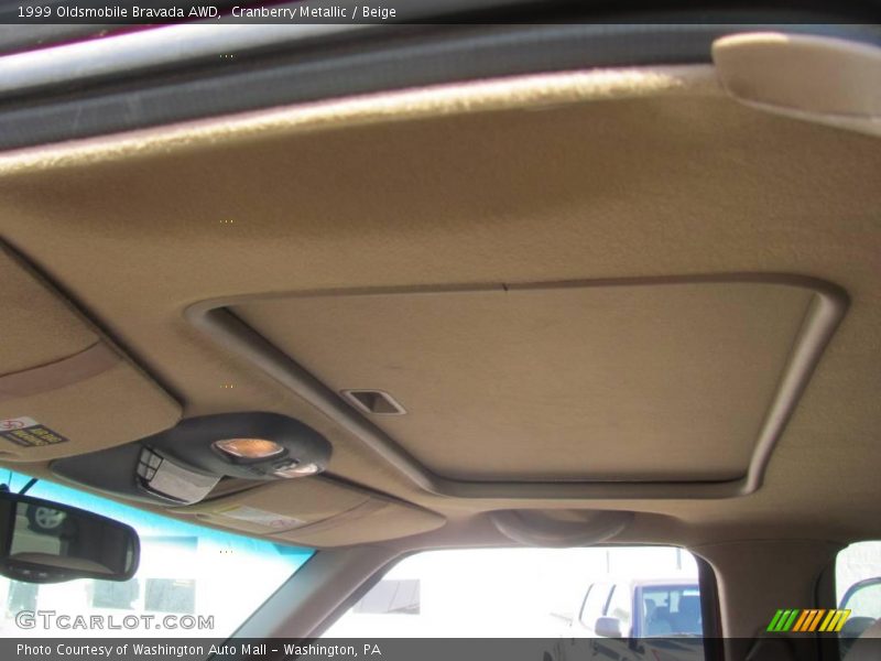 Cranberry Metallic / Beige 1999 Oldsmobile Bravada AWD