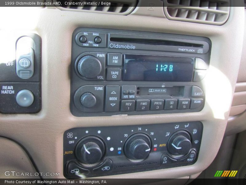 Cranberry Metallic / Beige 1999 Oldsmobile Bravada AWD