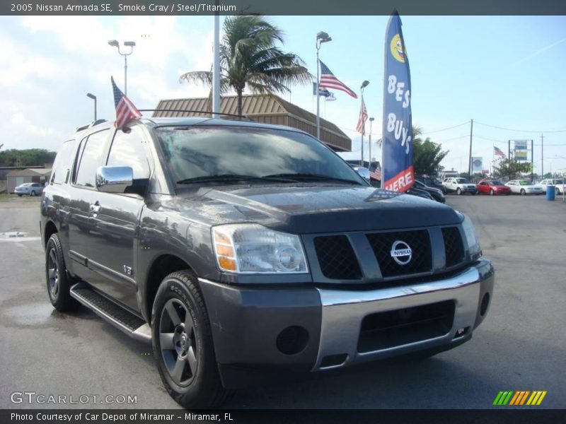 Smoke Gray / Steel/Titanium 2005 Nissan Armada SE
