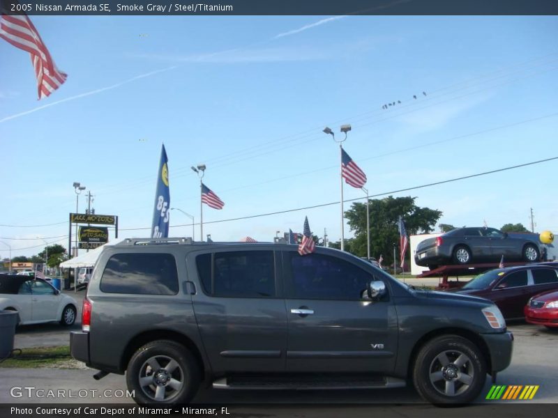 Smoke Gray / Steel/Titanium 2005 Nissan Armada SE