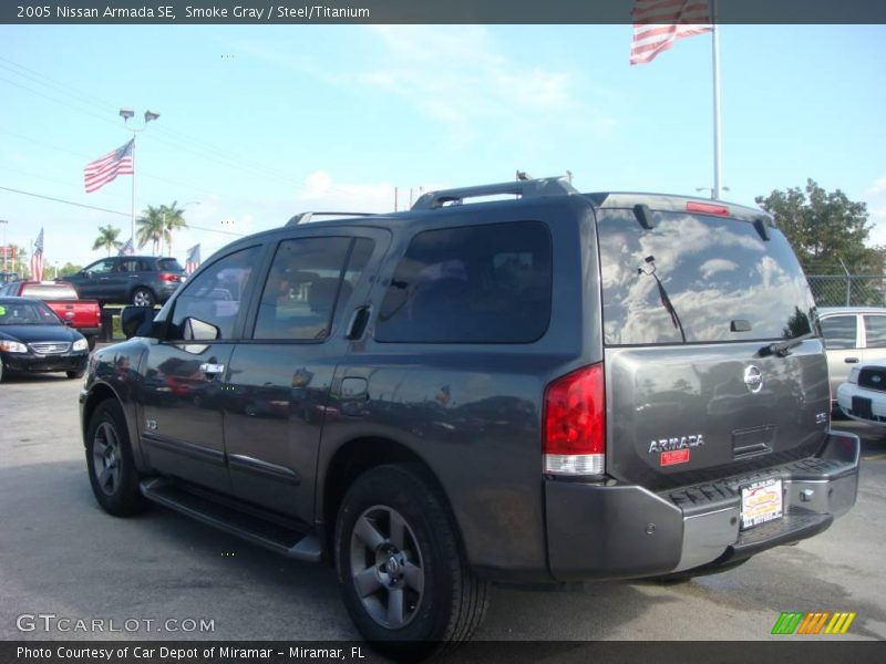 Smoke Gray / Steel/Titanium 2005 Nissan Armada SE