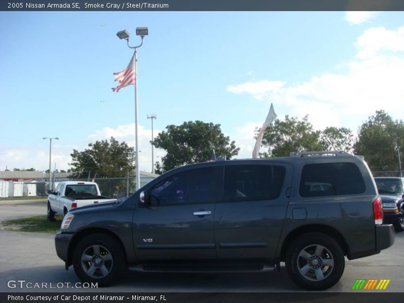 Smoke Gray / Steel/Titanium 2005 Nissan Armada SE