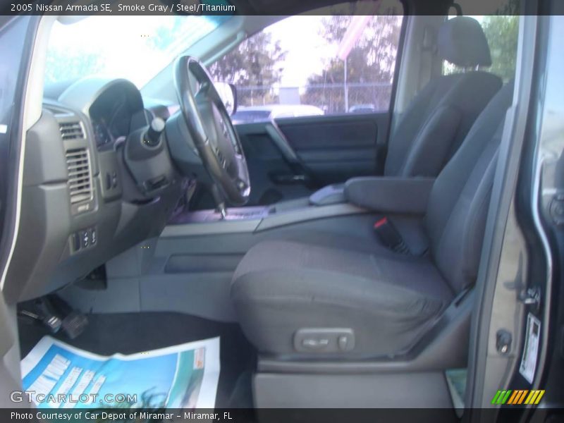 Smoke Gray / Steel/Titanium 2005 Nissan Armada SE