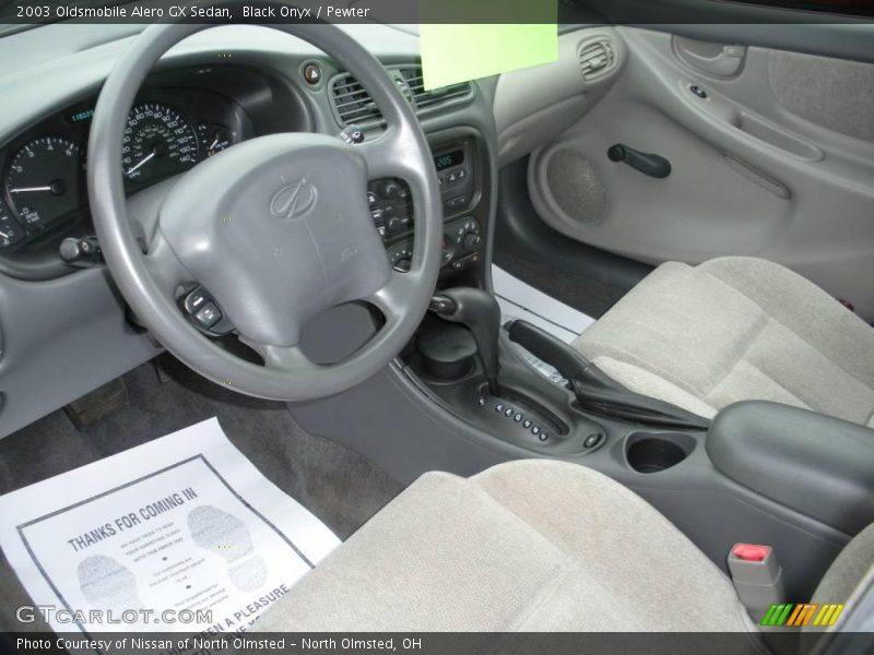 Black Onyx / Pewter 2003 Oldsmobile Alero GX Sedan