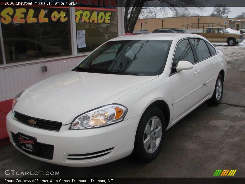 White / Gray 2006 Chevrolet Impala LT