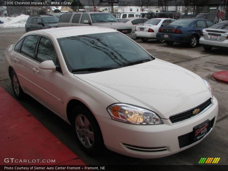 White / Gray 2006 Chevrolet Impala LT
