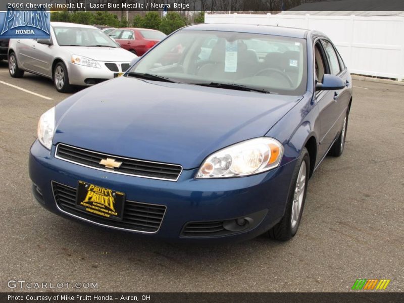 Laser Blue Metallic / Neutral Beige 2006 Chevrolet Impala LT