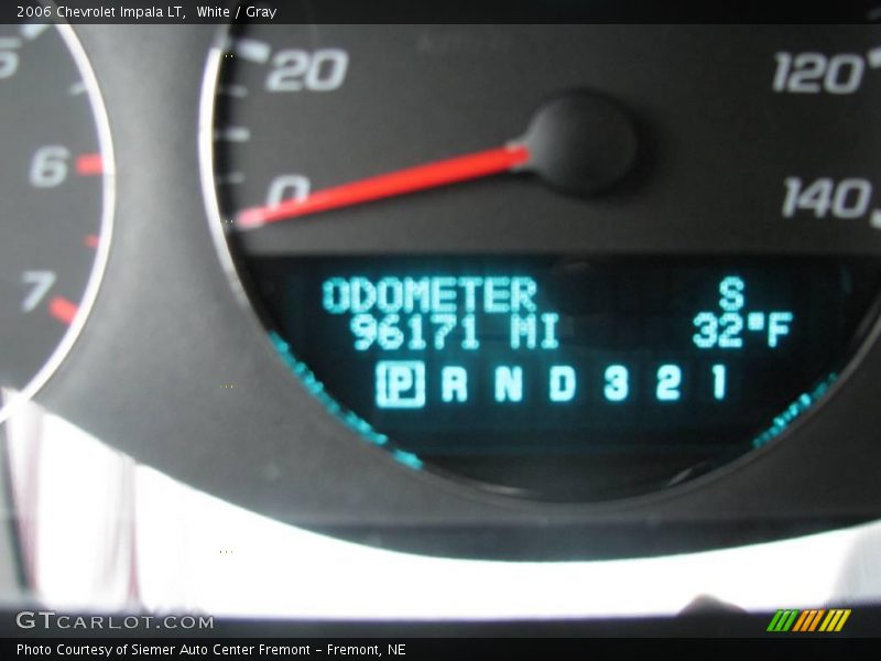 White / Gray 2006 Chevrolet Impala LT