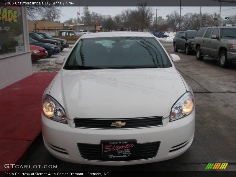 White / Gray 2006 Chevrolet Impala LT