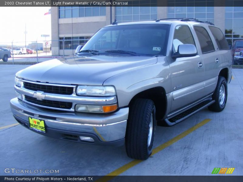 Light Pewter Metallic / Gray/Dark Charcoal 2003 Chevrolet Tahoe LT