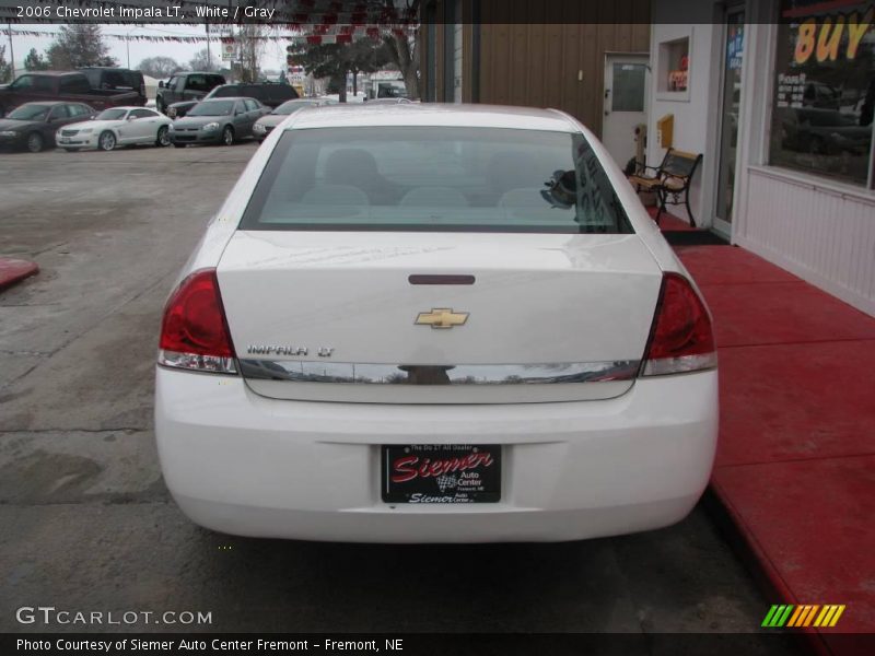 White / Gray 2006 Chevrolet Impala LT