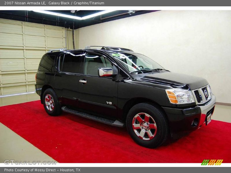 Galaxy Black / Graphite/Titanium 2007 Nissan Armada LE