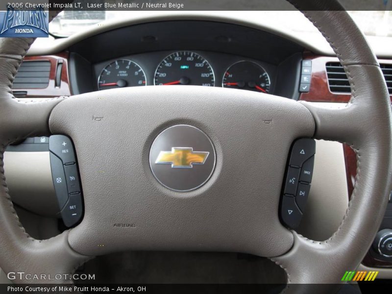 Laser Blue Metallic / Neutral Beige 2006 Chevrolet Impala LT